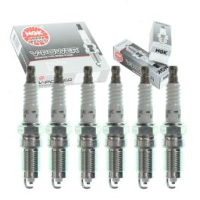 6 pc NGK V-Power Spark Plugs for 2001-2010 Mazda B4000 4.0L V6