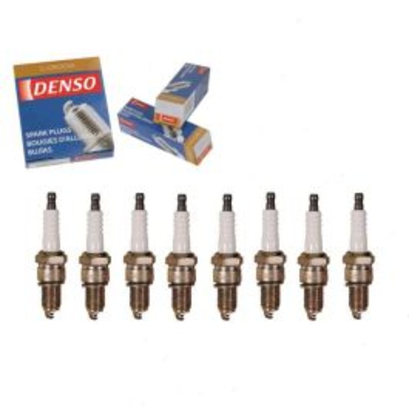8 pc DENSO Standard U-Groove Spark Plugs for 1974-1976 Dodge Dart 5.2L V8