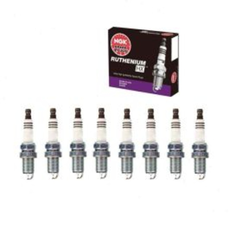 8 pc NGK Ruthenium HX Spark Plugs for 2002-2003 Audi S6 4.2L V8
