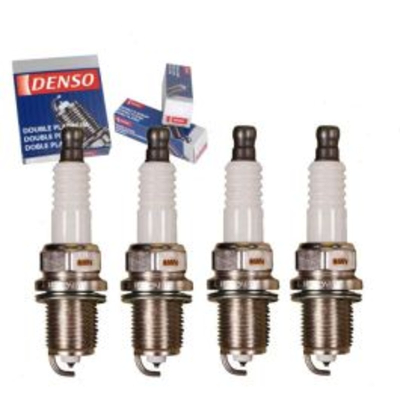 4 pc DENSO Double Platinum Spark Plugs for 2001-2007 Toyota Highlander 2.4L L4