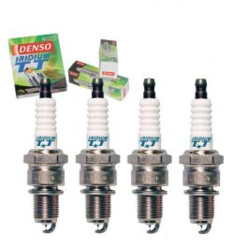 4 pc DENSO Iridium TT Spark Plugs for 1985-1992 Volkswagen Golf 1.8L L4