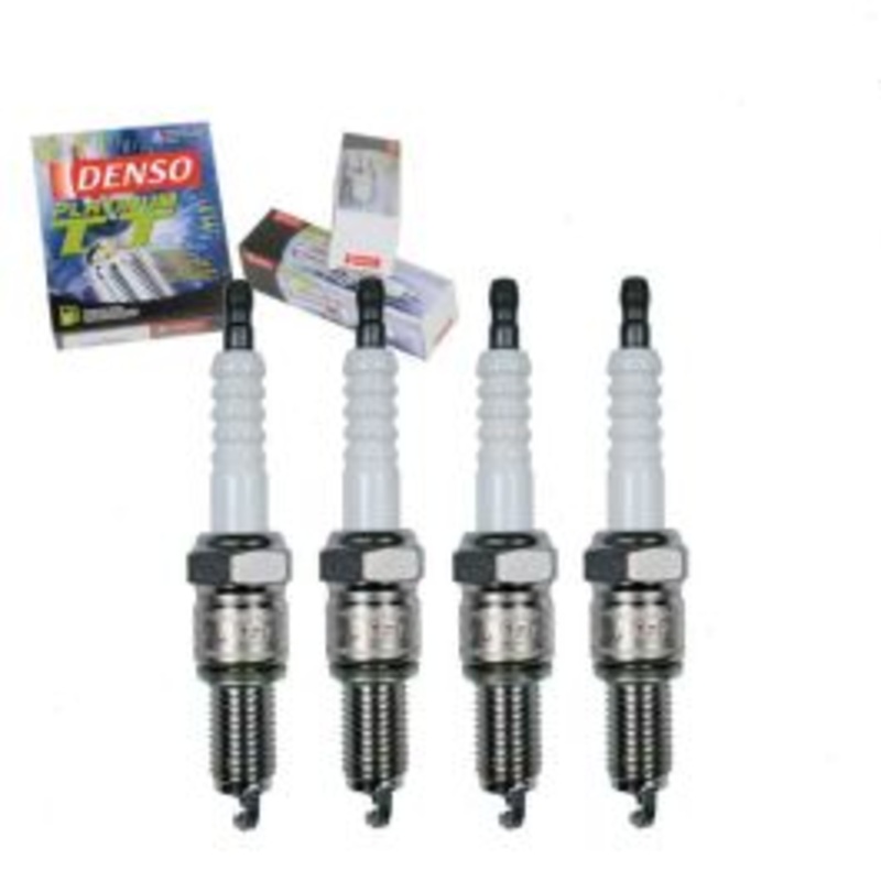 4 pc DENSO Platinum TT Spark Plugs for 1988 Dodge Grand Caravan 2.5L L4