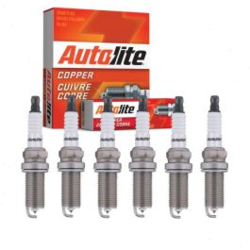 6 pc Autolite Copper Core Spark Plugs for 2007-2019 Lexus RX350