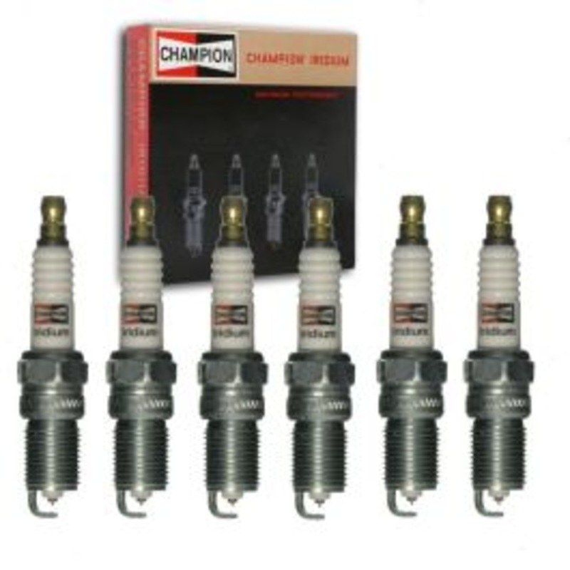 6 pc Champion Iridium Spark Plugs for 1996-2005 GMC Safari 4.3L V6