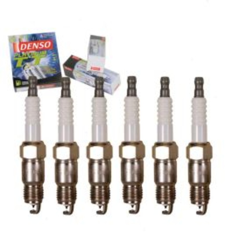 6 pc DENSO Platinum TT Spark Plugs for 1982-1986 Oldsmobile Cutlass Ciera 2.8L V6