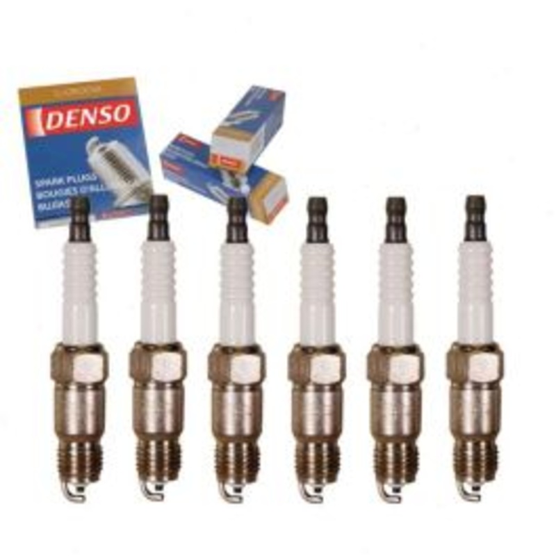 6 pc DENSO Standard U-Groove Spark Plugs for 1980 Pontiac Phoenix 2.8L V6