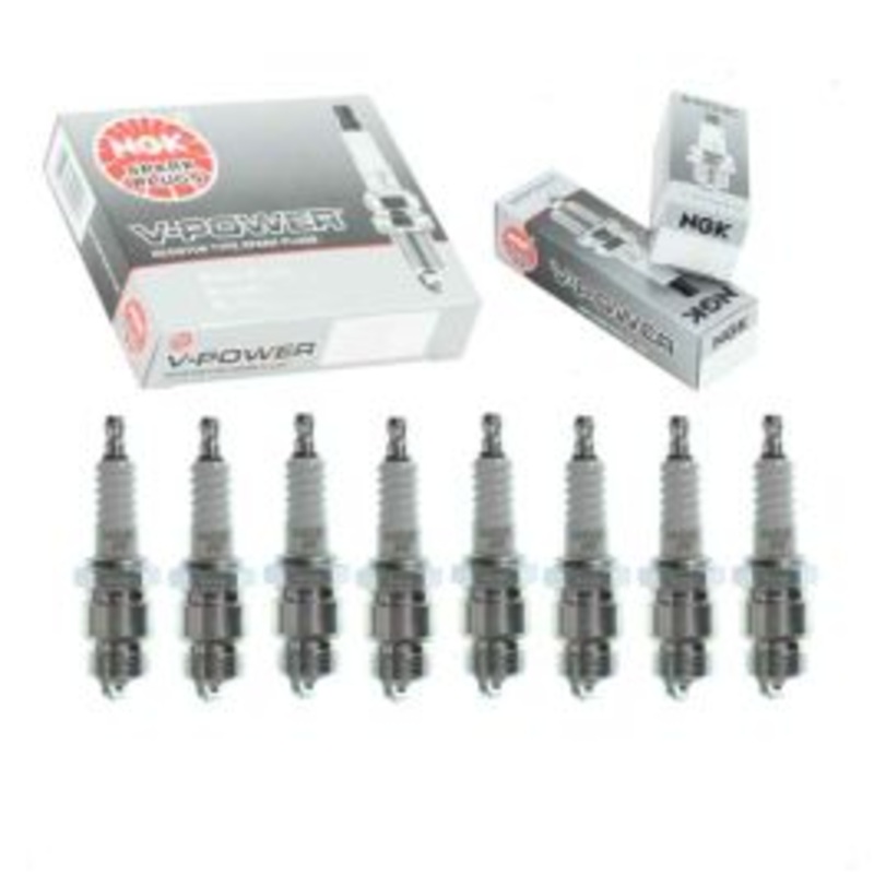 8 pc NGK V-Power Spark Plugs for 1957 Mercury Turnpike Cruiser 6.0L V8