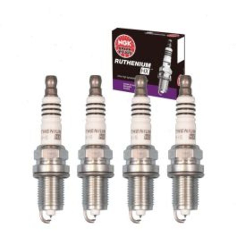 4 pc NGK Ruthenium HX Spark Plugs for 1999-2002 Daewoo Lanos 1.6L L4