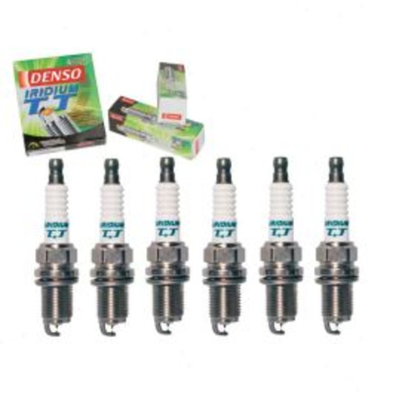 6 pc DENSO Iridium TT Spark Plugs for 1996-2002 Isuzu Trooper 3.2L 3.5L V6