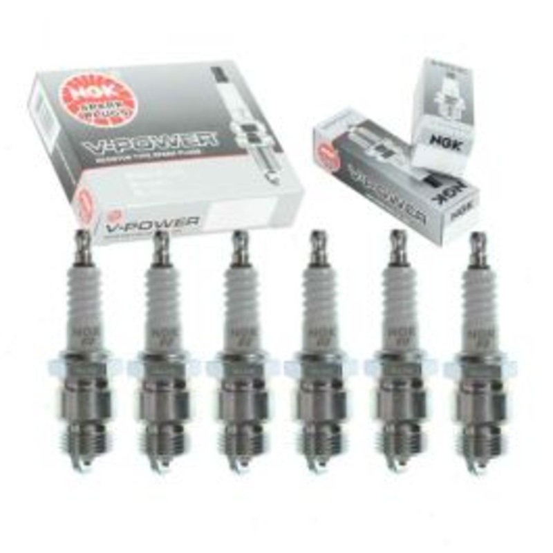 6 pc NGK V-Power Spark Plugs for 1964-1982 Ford Mustang 2.8L 3.3L 4.1L L6