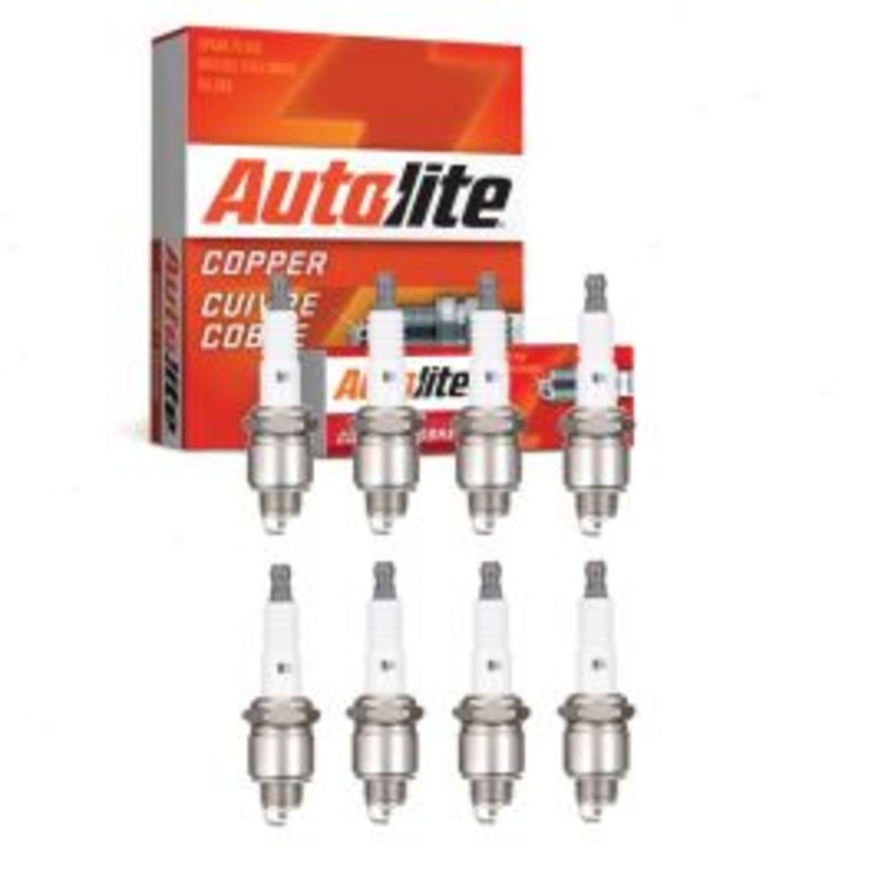 8 pc Autolite Copper Core Spark Plugs for 1964-1966 Dodge A100 4.5L V8