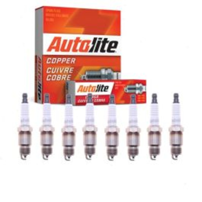 8 pc Autolite Copper Core Spark Plugs for 1983 GMC Caballero 5.0L V8