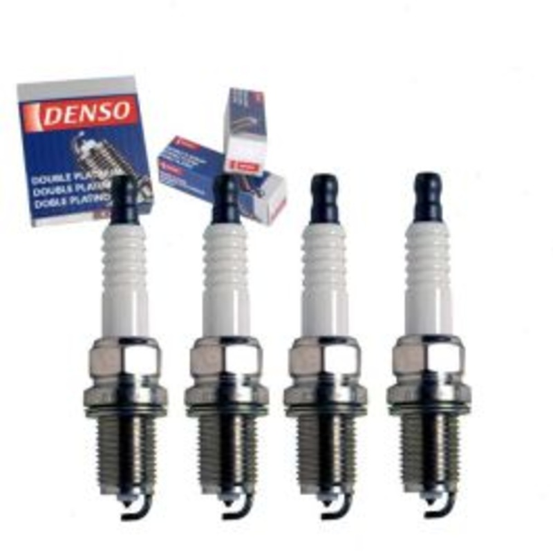 4 pc DENSO Double Platinum Spark Plugs for 1991 Mercury Capri 1.6L L4