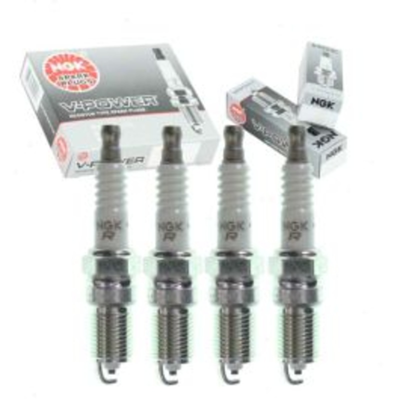 4 pc NGK V-Power Spark Plugs for 1995-2002 Pontiac Sunfire 2.2L 2.3L 2.4L L4
