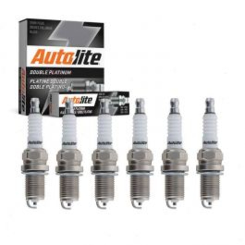 6 pc Autolite Double Platinum Spark Plug for 1982 Lincoln Continental 3.8L