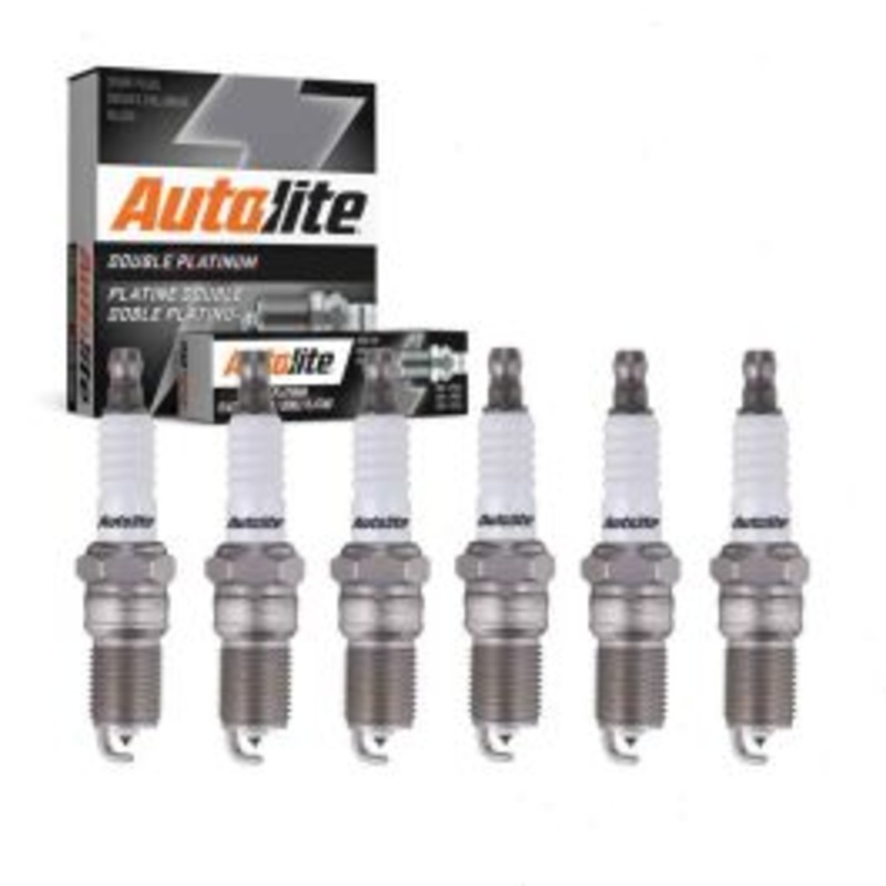 6 pc Autolite Double Platinum Spark Plug for 1997-2000 Isuzu Hombre 4.3L V6