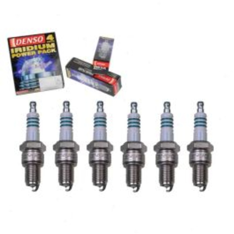 6 pc DENSO Iridium Power Spark Plugs for 1966-1967 Mercedes-Benz 230S 2.3L L6