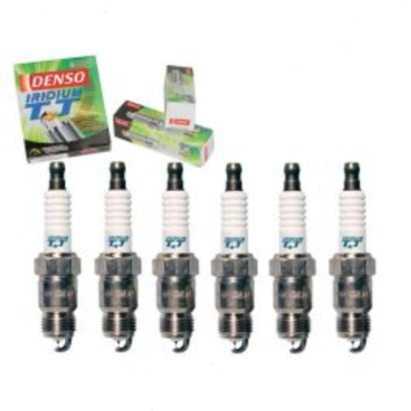 6 pc DENSO Iridium TT Spark Plugs for 1975-1980 Chevrolet P10 4.8L L6