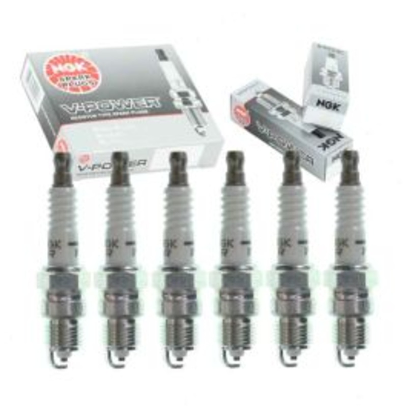 6 pc NGK V-Power Spark Plugs for 1988-1995 Chevrolet K1500 4.3L V6