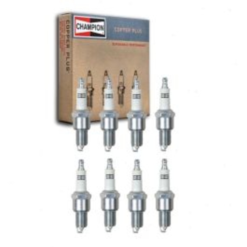 8 pc Champion Copper Plus Spark Plugs for 1967 Fargo D100 Panel Delivery 5.2L V8
