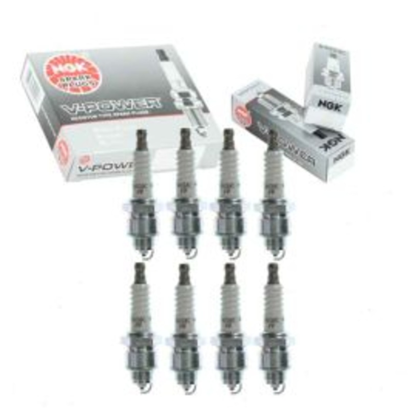 8 pc NGK V-Power Spark Plugs for 1967 Dodge W300 Series 5.2L 6.3L V8