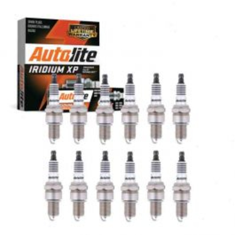 12 pc Autolite Iridium XP Spark Plug for 1968-1978 Lamborghini Espada 3.9L