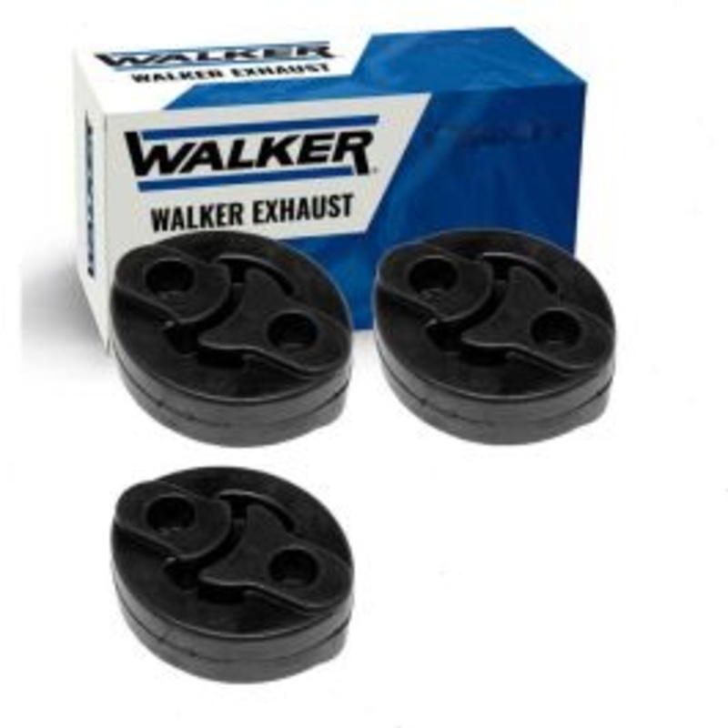 3 pc Walker Muffler Exhaust System Insulators for 1989-1992 Toyota Corolla 1.6L L4