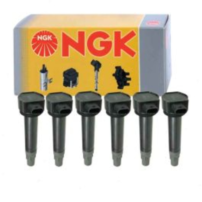 6 pc NGK Ignition Coils for 2006 Dodge Stratus 2.7L V6
