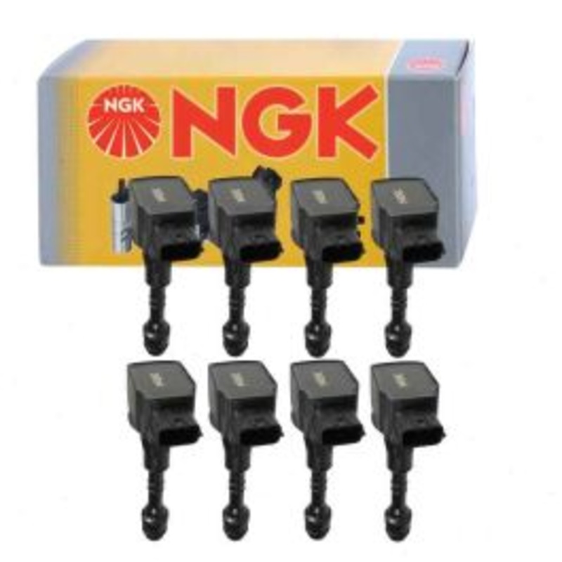 8 pc NGK Ignition Coils for 2004-2006 Nissan Titan 5.6L V8