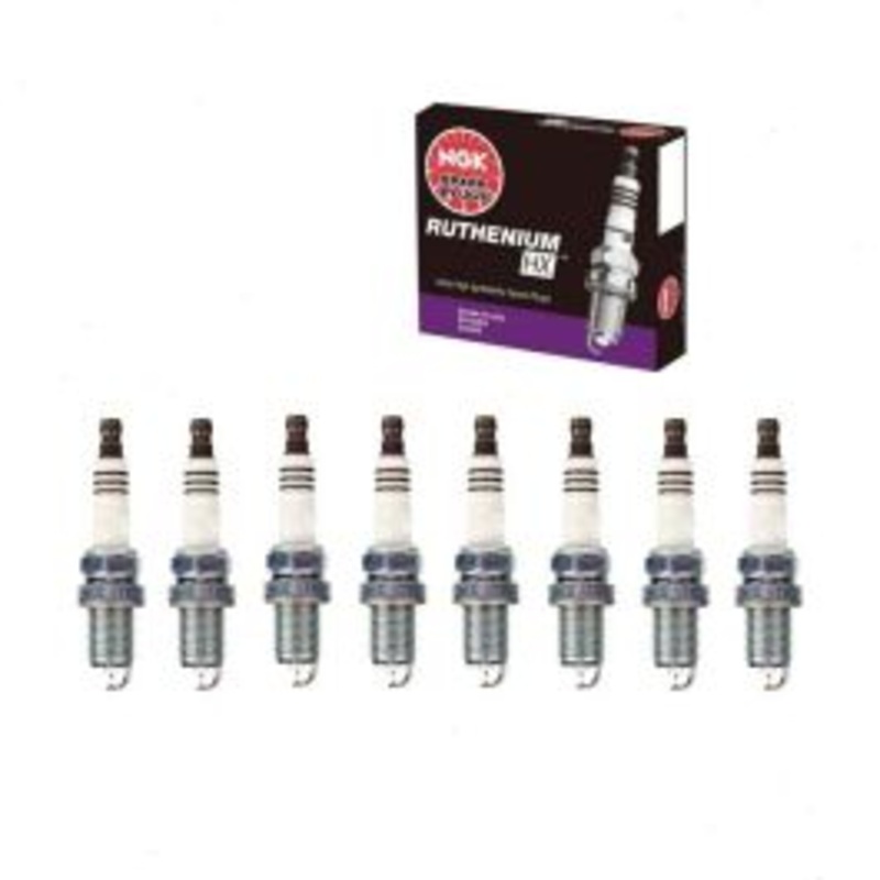 8 pc NGK Ruthenium HX Spark Plugs for 1997-1998 Dodge B3500 5.2L 5.9L V8