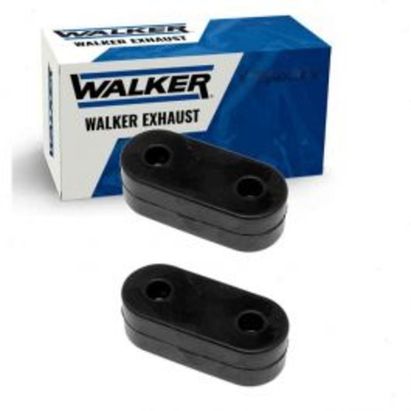 2 pc Walker Exhaust System Insulators for 1987-1988 Dodge Mini Ram 2.2L 2.6L 3.0L L4 V6