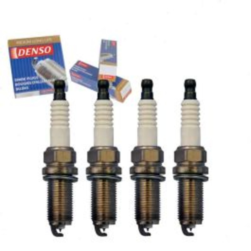 4 pc DENSO Iridium Long Life Spark Plugs for 2013-2014 Hyundai Genesis Coupe 2.0L L4