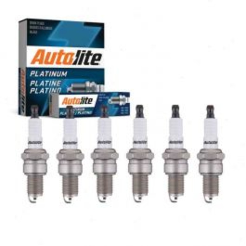 6 pc Autolite Platinum Spark Plug for 1972-1973 Jeep Commando 3.8L 4.2L L6