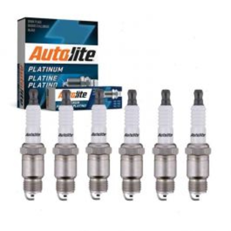 6 pc Autolite Platinum Spark Plug for 1981 Pontiac Laurentian 3.8L V6