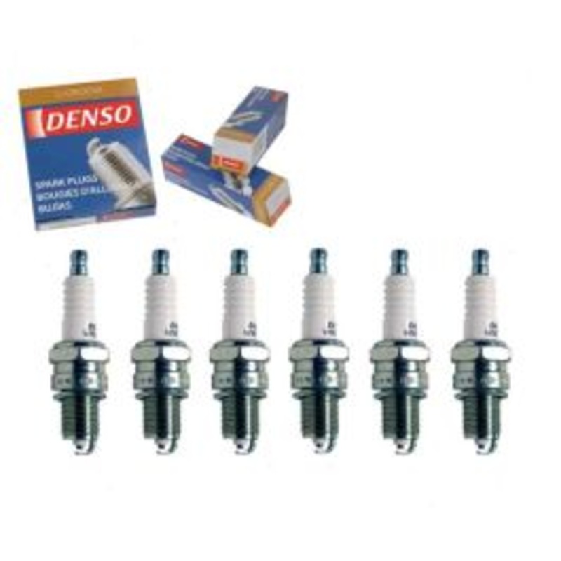 6 pc DENSO Standard U-Groove Spark Plugs for 1968-1974 BMW 2800 2.8L L6