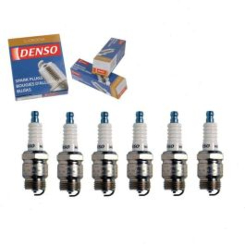 6 pc DENSO Standard U-Groove Spark Plugs for 1990-1996 Ford E-350 Econoline 4.9L L6
