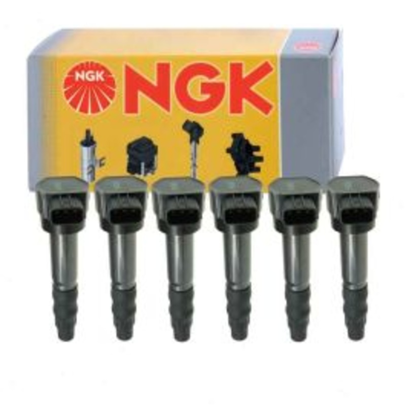 6 pc NGK Ignition Coils for 2007-2009 Mitsubishi Galant 3.8L V6