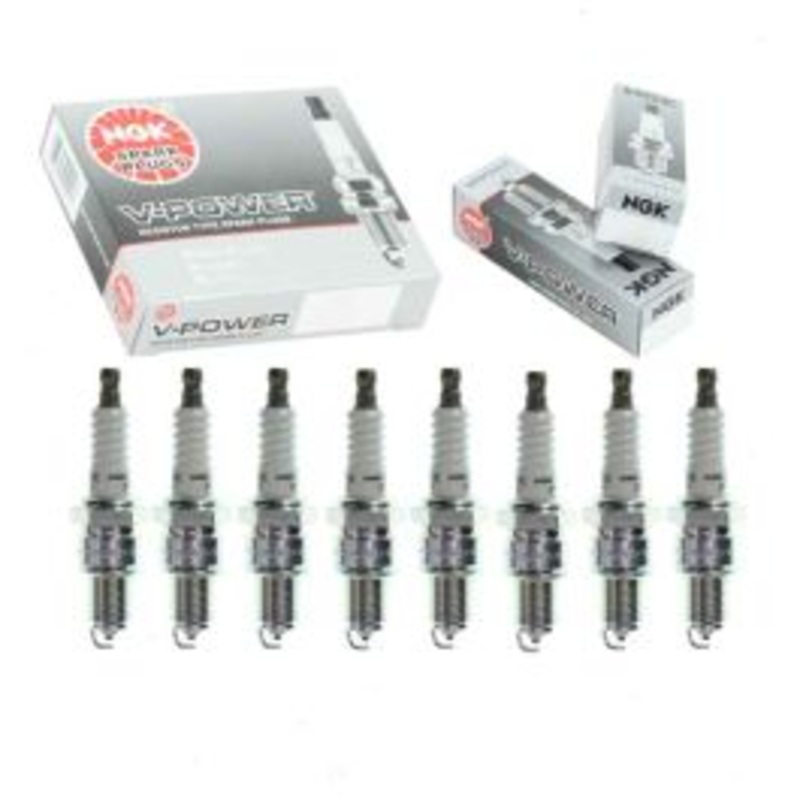 8 pc NGK V-Power Spark Plugs for 1975-1981 Cadillac DeVille 6.0L 7.0L 8.2L V8