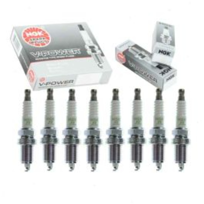 8 pc NGK V-Power Spark Plugs for 2006-2010 BMW 550i 4.8L V8