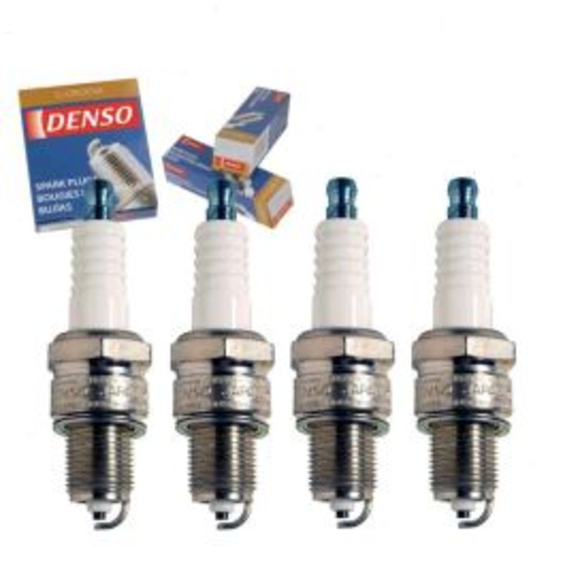 4 pc DENSO Standard U-Groove Spark Plugs for 1980-1990 Volkswagen Jetta 1.6L 1.7L 1.8L L4