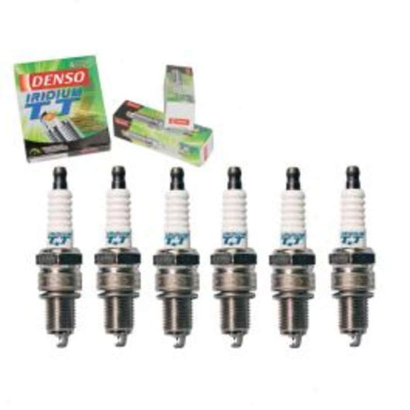 6 pc DENSO Iridium TT Spark Plugs for 1967-1969 GMC C25 C2500 Pickup 4.1L L6