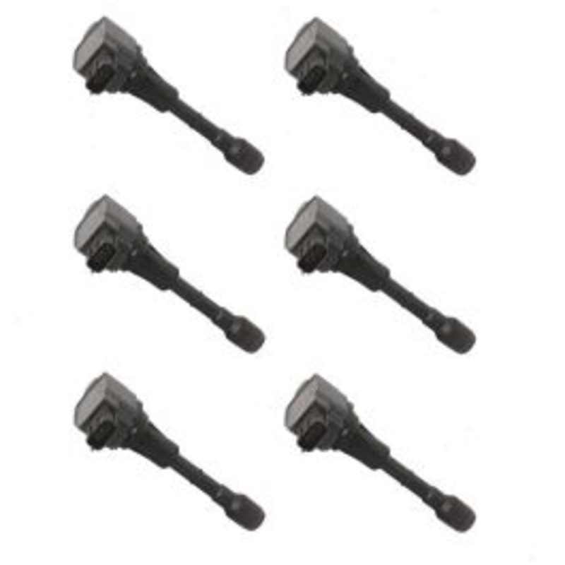 6 pc Hitachi Ignition Coils for 2015 Infiniti Q40 3.7L V6