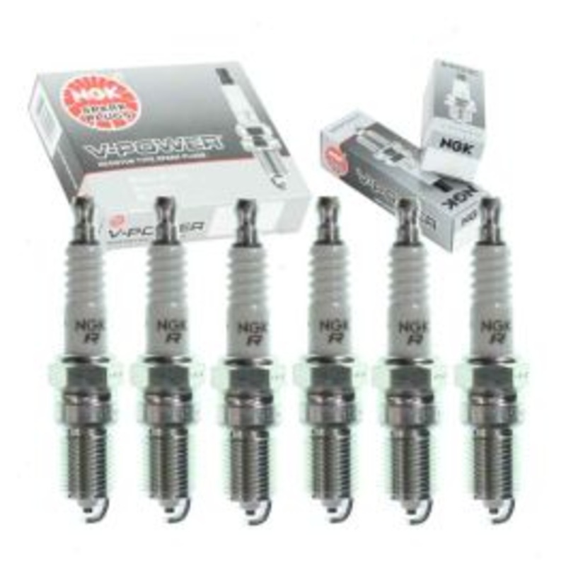 6 pc NGK V-Power Spark Plugs for 1988 Oldsmobile Cutlass Calais 3.0L V6