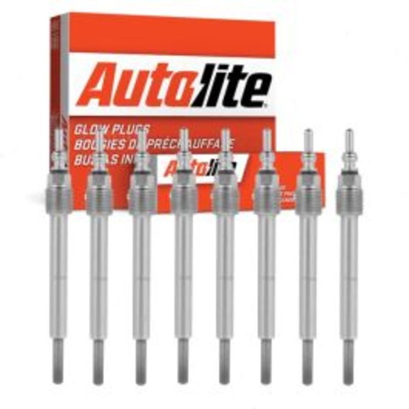 8 pc Autolite Diesel Glow Plugs for 2008-2010 Ford F-250 Super Duty