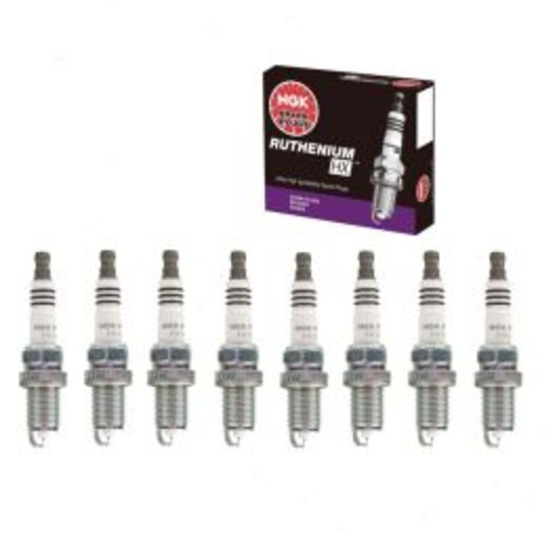 8 pc NGK Ruthenium HX Spark Plugs for 1999-2009 Jaguar XJR 4.0L 4.2L V8