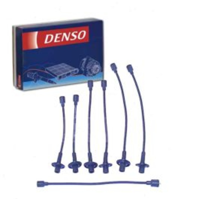 DENSO Spark Plug Wire Set for 1974 Plymouth PB200 Van 3.7L L6
