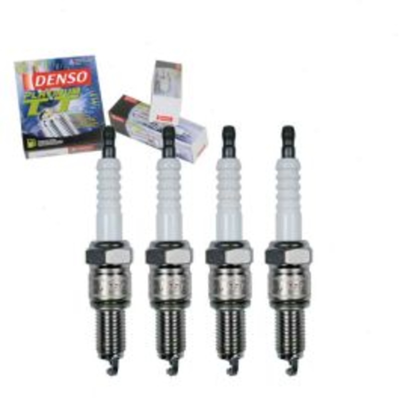 4 pc DENSO Platinum TT Spark Plugs for 1978-1990 Plymouth Horizon 1.6L 1.7L 2.2L L4