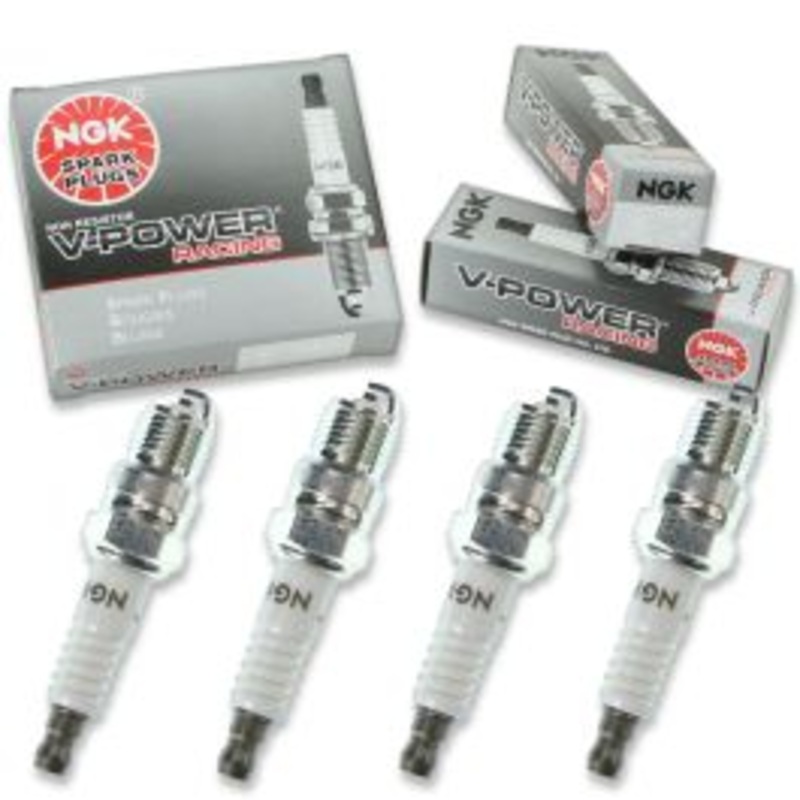 4 pc NGK V-Power Racing 6702 R5674-10 Spark Plugs