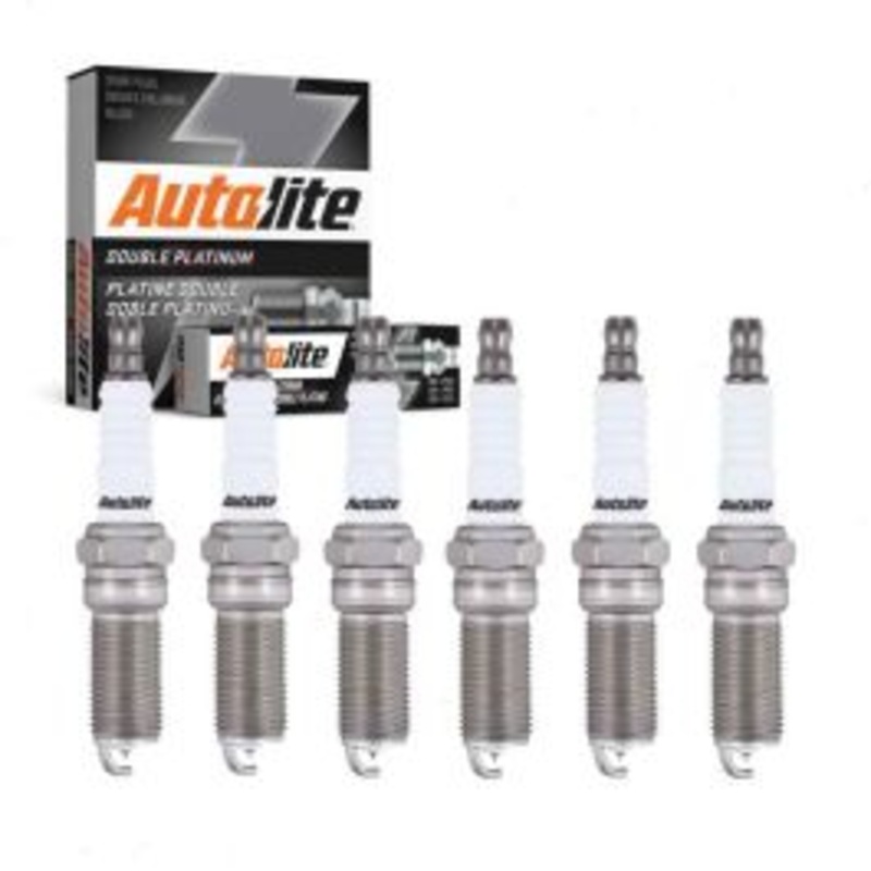 6 pc Autolite Double Platinum Spark Plug for 2011-2019 Ford F-150 3.3L 3.5L