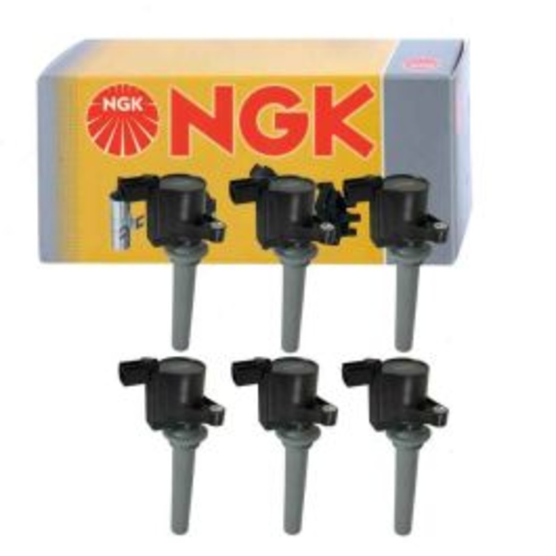 6 pc NGK Ignition Coils for 2001-2008 Ford Escape 3.0L V6